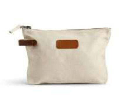 BERTLE Trousse en toile et simili cuir